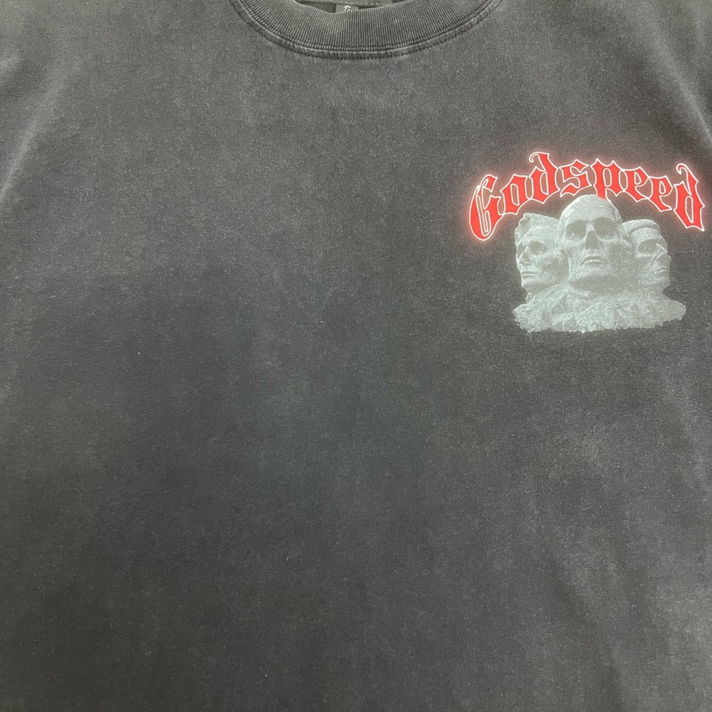 Black Short Sleeve Crew Neck Tee